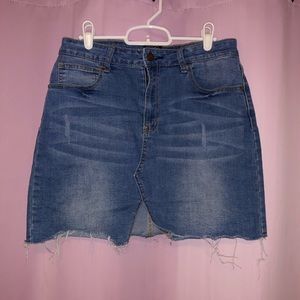 Jean mini skirt (IRIS JEANS)